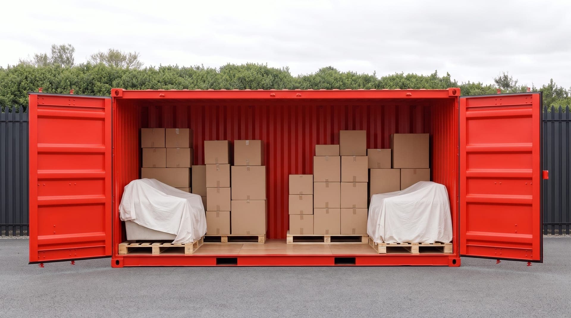 Are Storage Containers Damp and Secure?